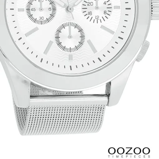 Oozoo Herren Armbanduhr Timepieces Analog Metall silber UOC2355A