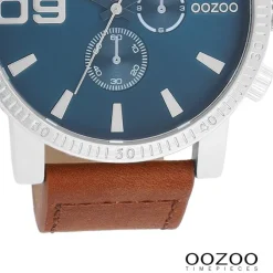 Oozoo Herren Armbanduhr Timepieces Analog Leder braun UOC11210