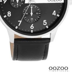 Oozoo Herren Armbanduhr Timepieces Analog Metall schwarz UOC11309