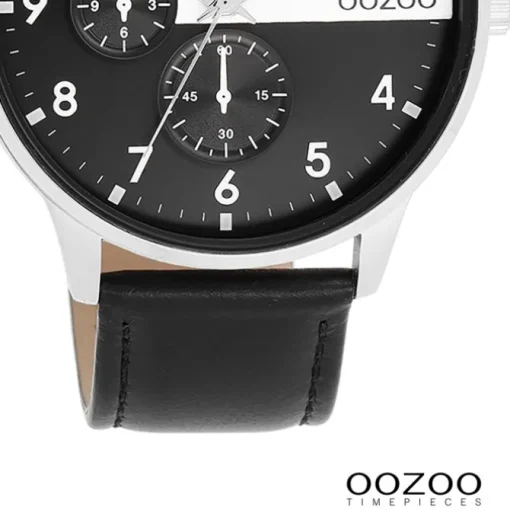 Oozoo Herren Armbanduhr Timepieces Analog Metall schwarz UOC11309