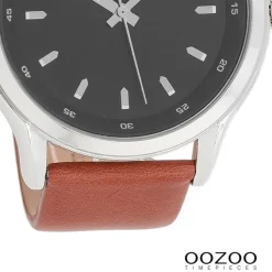 Oozoo Herren Armbanduhr Timepieces Analog Leder braun UOC7431A