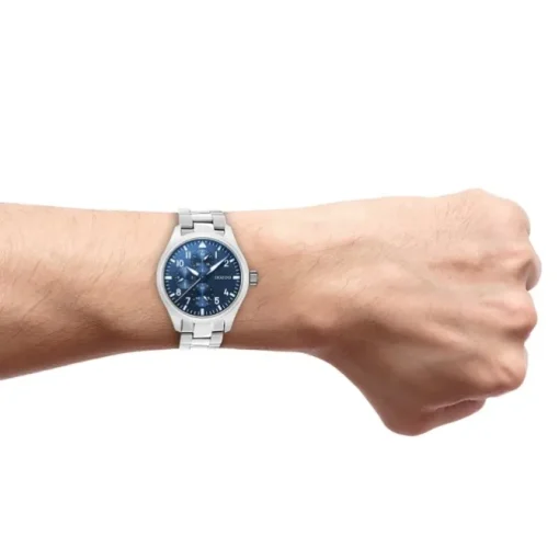Oozoo Herren Armbanduhr Timepieces C10955 Analog Edelstahl silber UOC10955