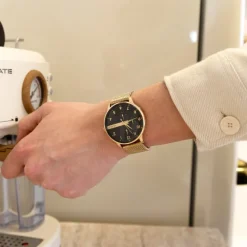 Oozoo Herren Armbanduhr Timepieces Analog Metall gold UOC11302