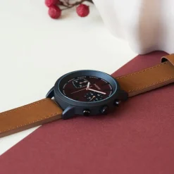 Oozoo Herren Armbanduhr Timepieces C10806 Analog Leder braun UOC10806