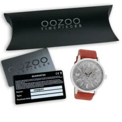 Oozoo Herren Armbanduhr Timepieces Analog Leder braun UOC9407A