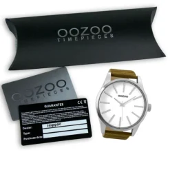 Oozoo Herren Armbanduhr Timepieces Analog Leder braun UOC9410A