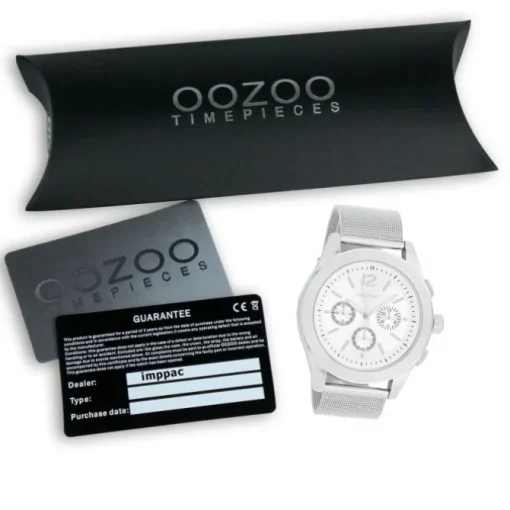Oozoo Herren Armbanduhr Timepieces Analog Metall silber UOC2355A