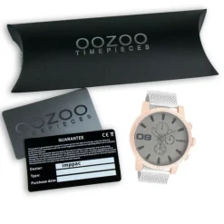 Oozoo Herren Armbanduhr Timepieces Analog Metall silber UOC9437A