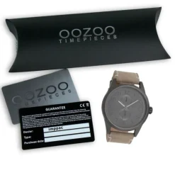 Oozoo Herren Armbanduhr Timepieces Analog Leder braun UOC8223A