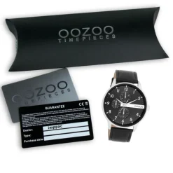 Oozoo Herren Armbanduhr Timepieces Analog Metall schwarz UOC11309