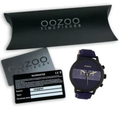 Oozoo Herren Armbanduhr Timepieces Analog Edelstahl dunkelblau UOC10515
