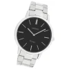 Oozoo Herren Armbanduhr Ultra Slim C20022 Analog Edelstahl silber UOC20022