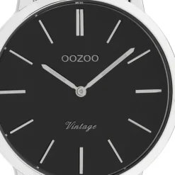 Oozoo Herren Armbanduhr Ultra Slim C20022 Analog Edelstahl silber UOC20022