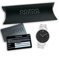Oozoo Herren Armbanduhr Ultra Slim C20022 Analog Edelstahl silber UOC20022