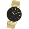 Oozoo Herren Armbanduhr Vintage Series C9913A Analog Edelstahl gold UOC9913A