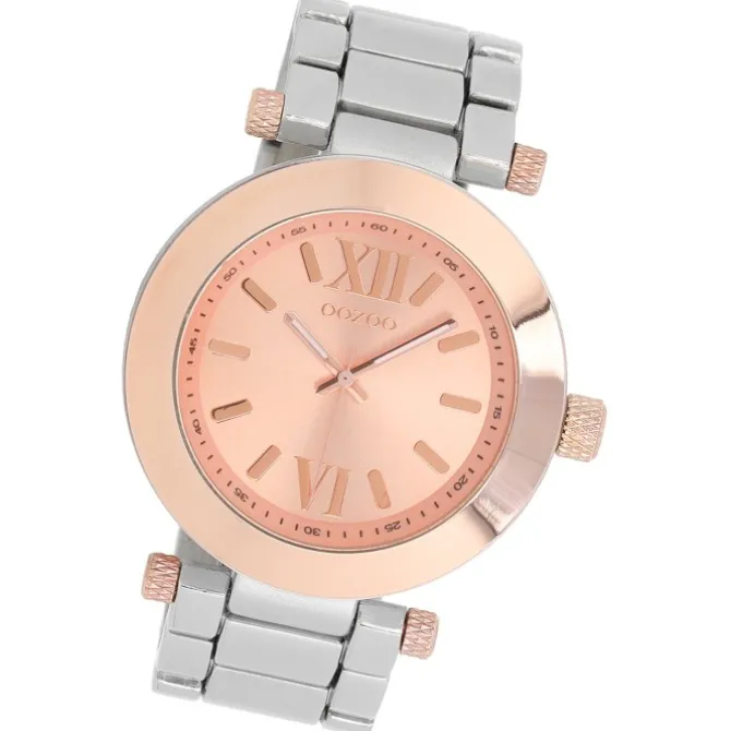 Oozoo Herren Armbanduhr Vintage Series Analog Metall silber UOC5752A