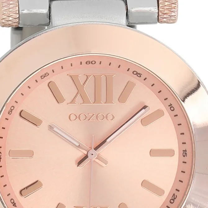 Oozoo Herren Armbanduhr Vintage Series Analog Metall silber UOC5752A