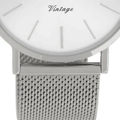 Oozoo Herren Armbanduhr Vintage Series C9905A Analog Edelstahl silber UOC9905A