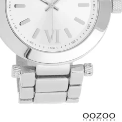 Oozoo Herren Armbanduhr Vintage Series Analog Metall silber UOC5750A