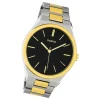 Oozoo Herren Damen Armbanduhr Timepieces C10522 Edelstahl silber gold UOC10522