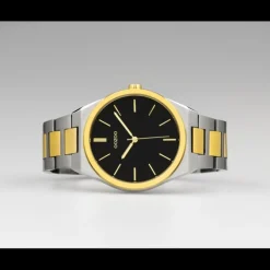Oozoo Herren Damen Armbanduhr Timepieces C10522 Edelstahl silber gold UOC10522
