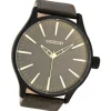 Oozoo Herren-Armbanduhr XL Timepieces Mineralglas Quarz Leder braun UOC7863