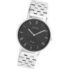 Oozoo Unisex Armbanduhr OOZOO Vintage Analog Edelstahl silber UOC20366