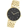 Oozoo Unisex Armbanduhr OOZOO Vintage Analog Edelstahl gold UOC20371