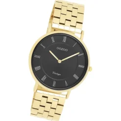 Oozoo Unisex Armbanduhr OOZOO Vintage Analog Edelstahl gold UOC20371