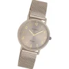 Oozoo Unisex Armbanduhr OOZOO Vintage Series Analog Metall beige UOC20382