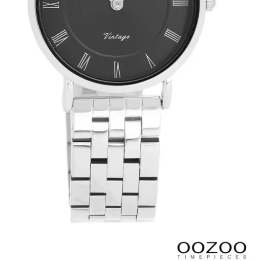 Oozoo Unisex Armbanduhr OOZOO Vintage Analog Edelstahl silber UOC20373