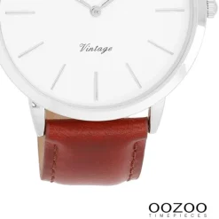 Oozoo Unisex Armbanduhr OOZOO Vintage Series Analog Leder braun UOC20385