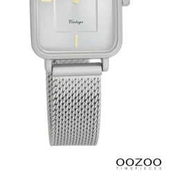 Oozoo Unisex Armbanduhr OOZOO Vintage Series Analog Metall grau UOC20383