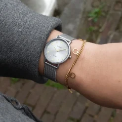 Oozoo Unisex Armbanduhr OOZOO Vintage Series Analog Metall grau UOC20381