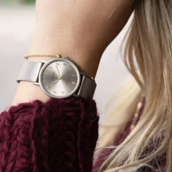 Oozoo Unisex Armbanduhr OOZOO Vintage Series Analog Metall beige UOC20382