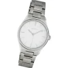 Oozoo Unisex Armbanduhr Timepieces Analog Metall silber UOC10525