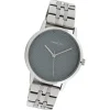 Oozoo Unisex Armbanduhr Timepieces Analog Metall silber UOC10555