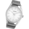 Oozoo Unisex Armbanduhr Timepieces Analog Metall silber UOC10693