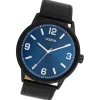 Oozoo Unisex Armbanduhr Timepieces Analog Lederband schwarz UOC11502
