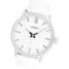 Oozoo Unisex Armbanduhr Timepieces Analog Lederband weiß UOC11512