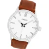 Oozoo Unisex Armbanduhr Timepieces Analog Lederband braun UOC11513