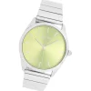 Oozoo Unisex Armbanduhr Timepieces Analog Metallband silber UOC11515
