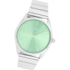 Oozoo Unisex Armbanduhr Timepieces Analog Metallband silber UOC11516