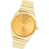 Oozoo Unisex Armbanduhr Timepieces Analog Metallband gold UOC11517