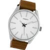 Oozoo Unisex Armbanduhr Timepieces Analog Leder braun UOC10320
