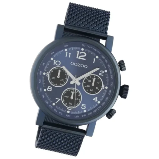 Oozoo Unisex Armbanduhr Timepieces C10701 Analog Edelstahl blau UOC10701