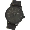 Oozoo Unisex Armbanduhr Timepieces Analog Textil schwarz braun UOC10004