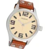 Oozoo Unisex Armbanduhr Timepieces Analog Leder braun UOC1002A