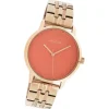 Oozoo Unisex Armbanduhr Timepieces Analog Metall rosegold UOC10559