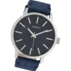 Oozoo Unisex Armbanduhr Timepieces Analog Textil blau UOC10002